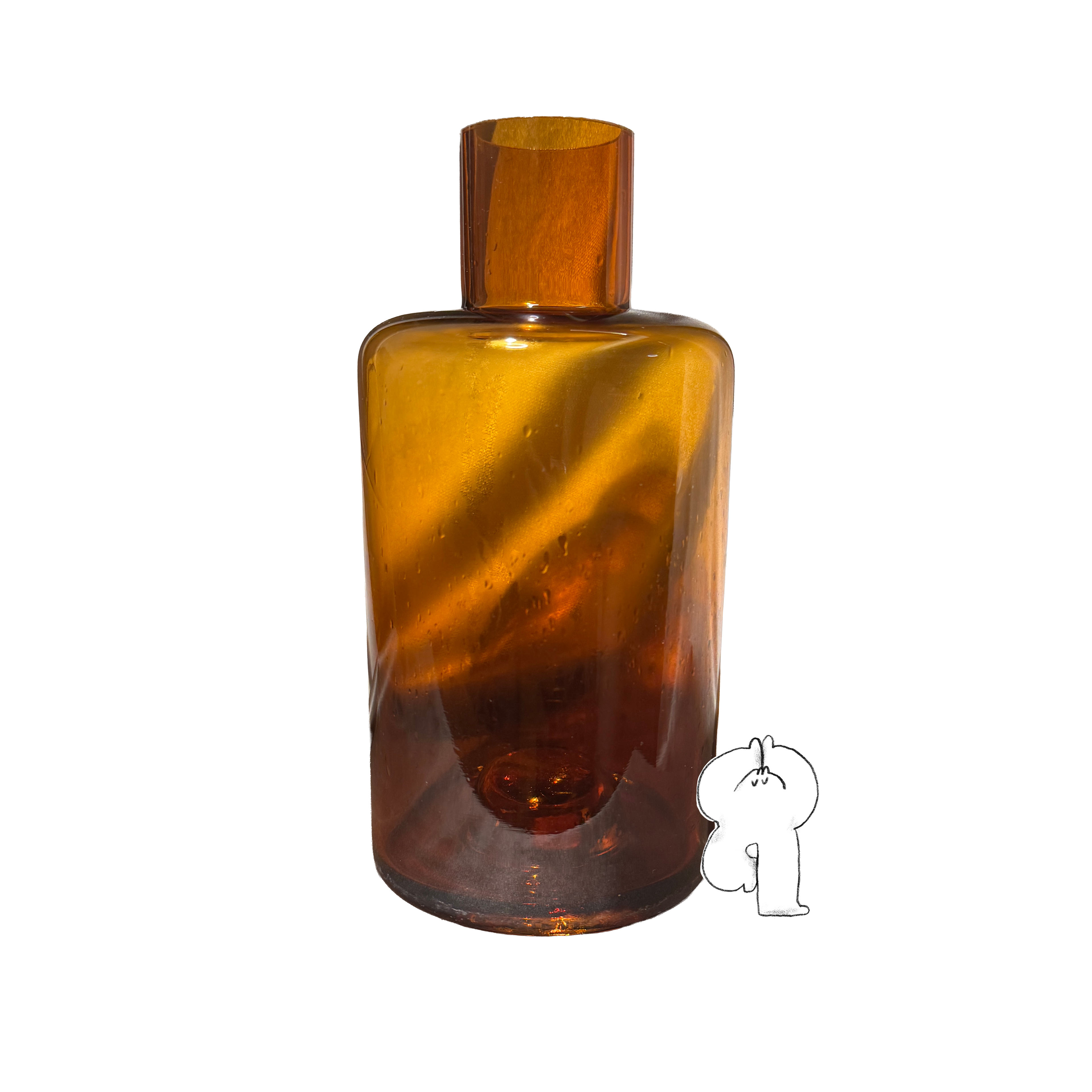 Amber Lab Vase
