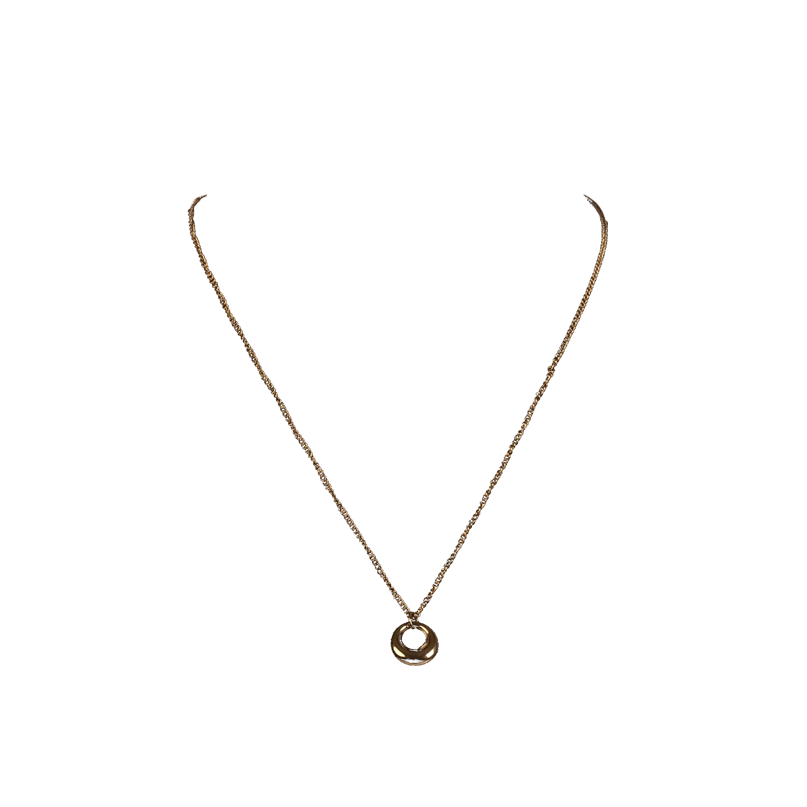 Donut Pendant Necklace