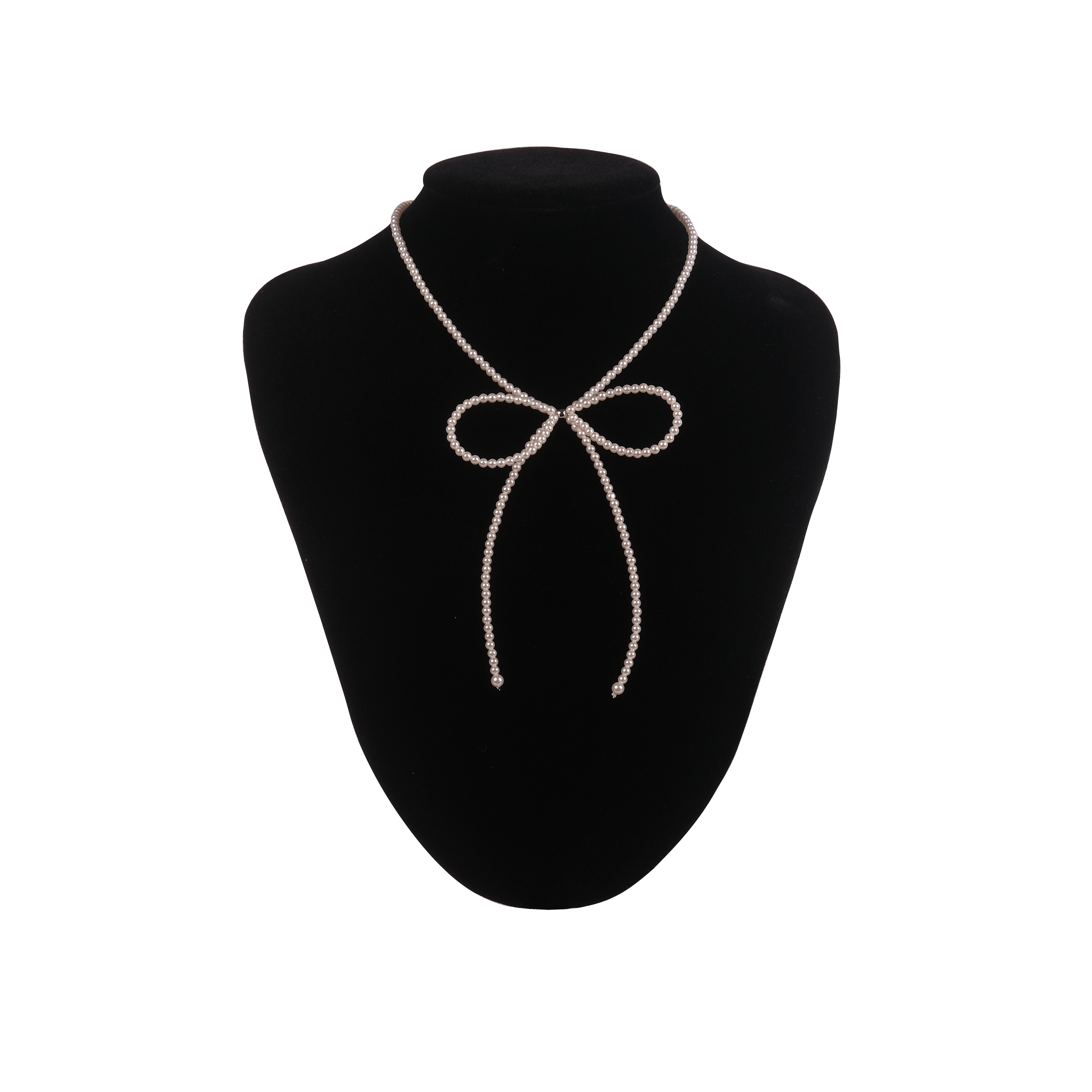 Pearl Bow Necklace
