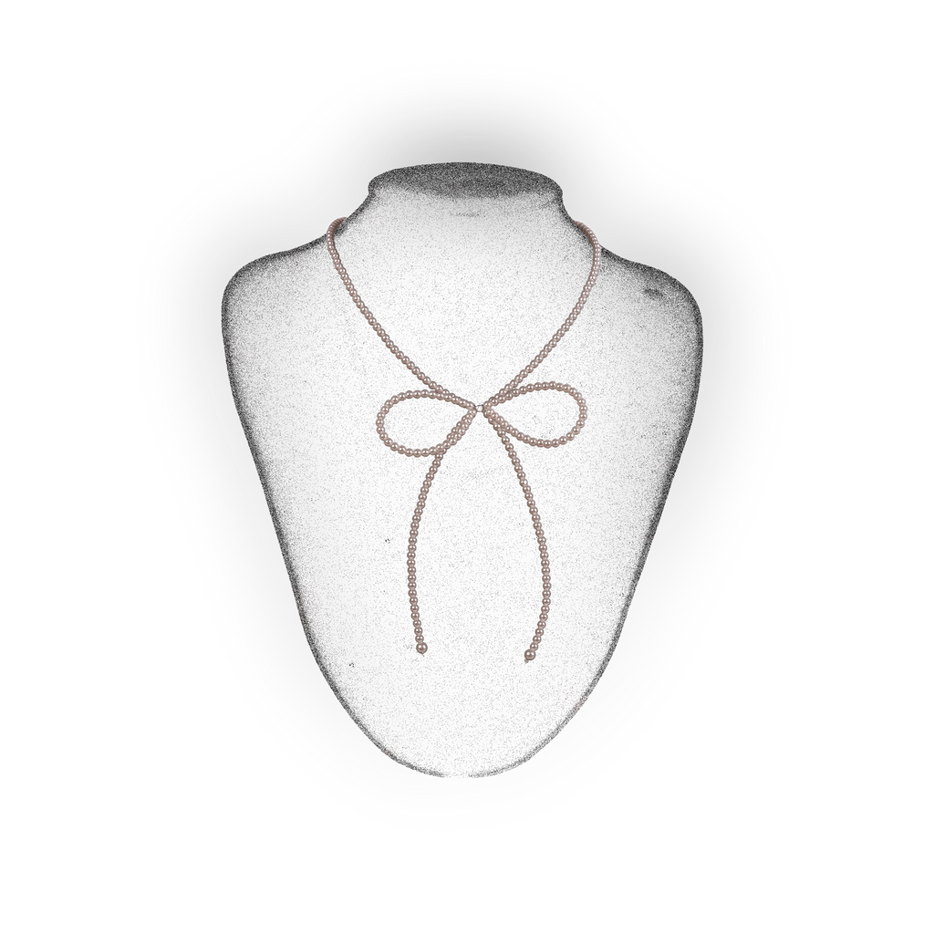 Pearl Bow Necklace