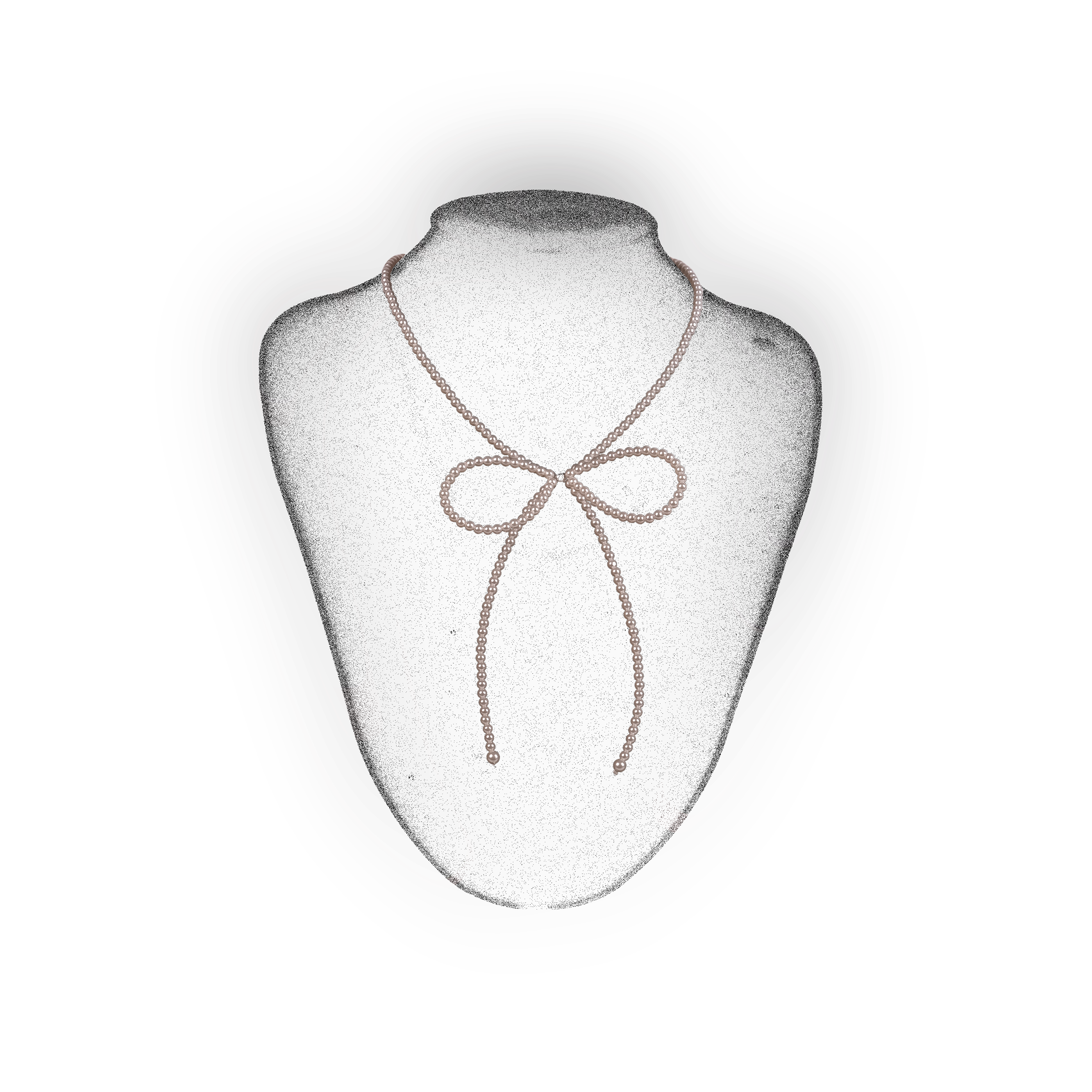 Pearl Bow Necklace