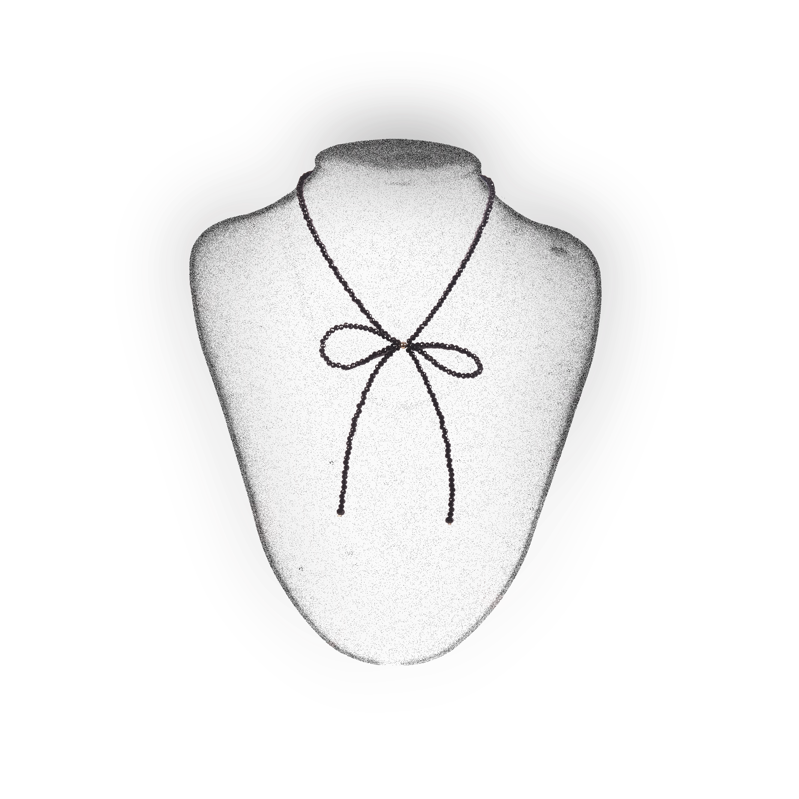 Noir Bow Necklace