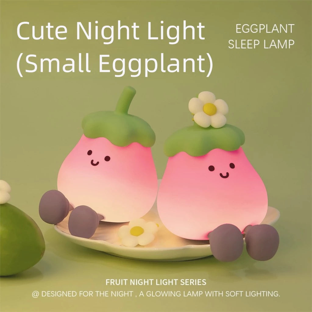 Eggplant Buddy Lamp