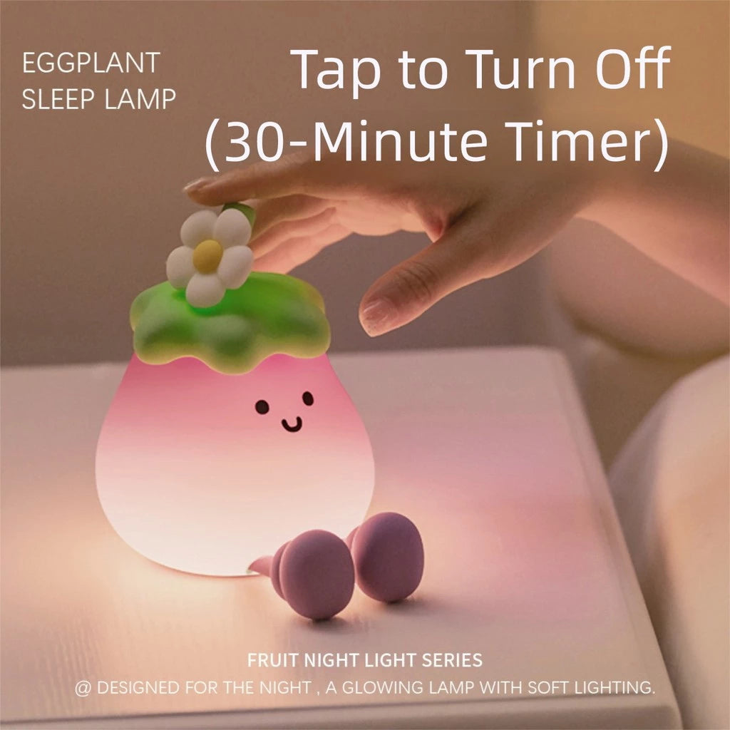 Eggplant Buddy Lamp