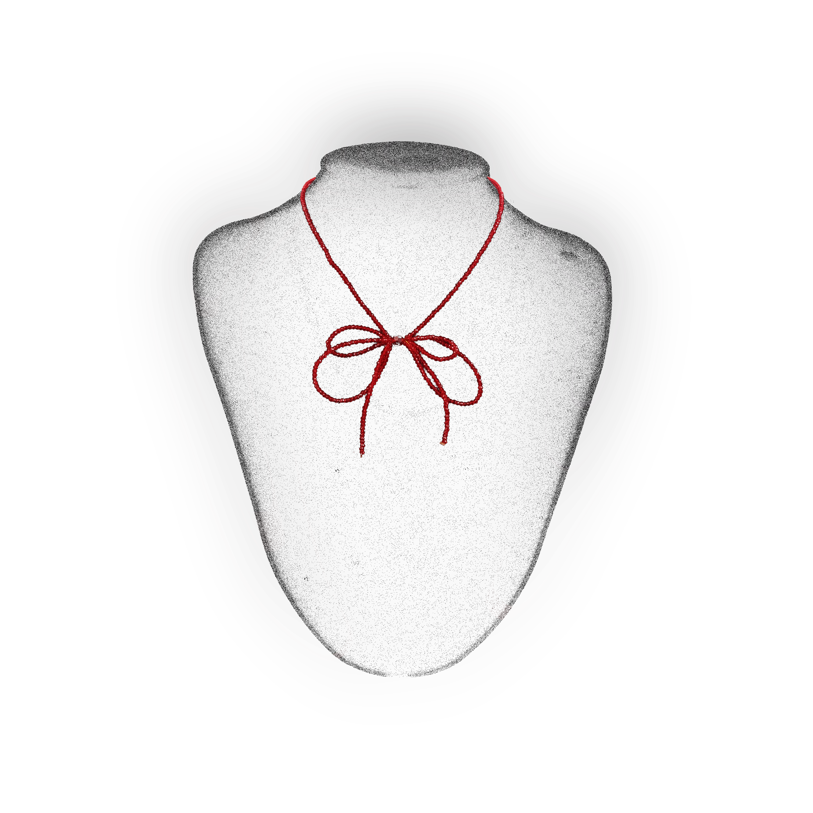 Scarlet Bow Necklace